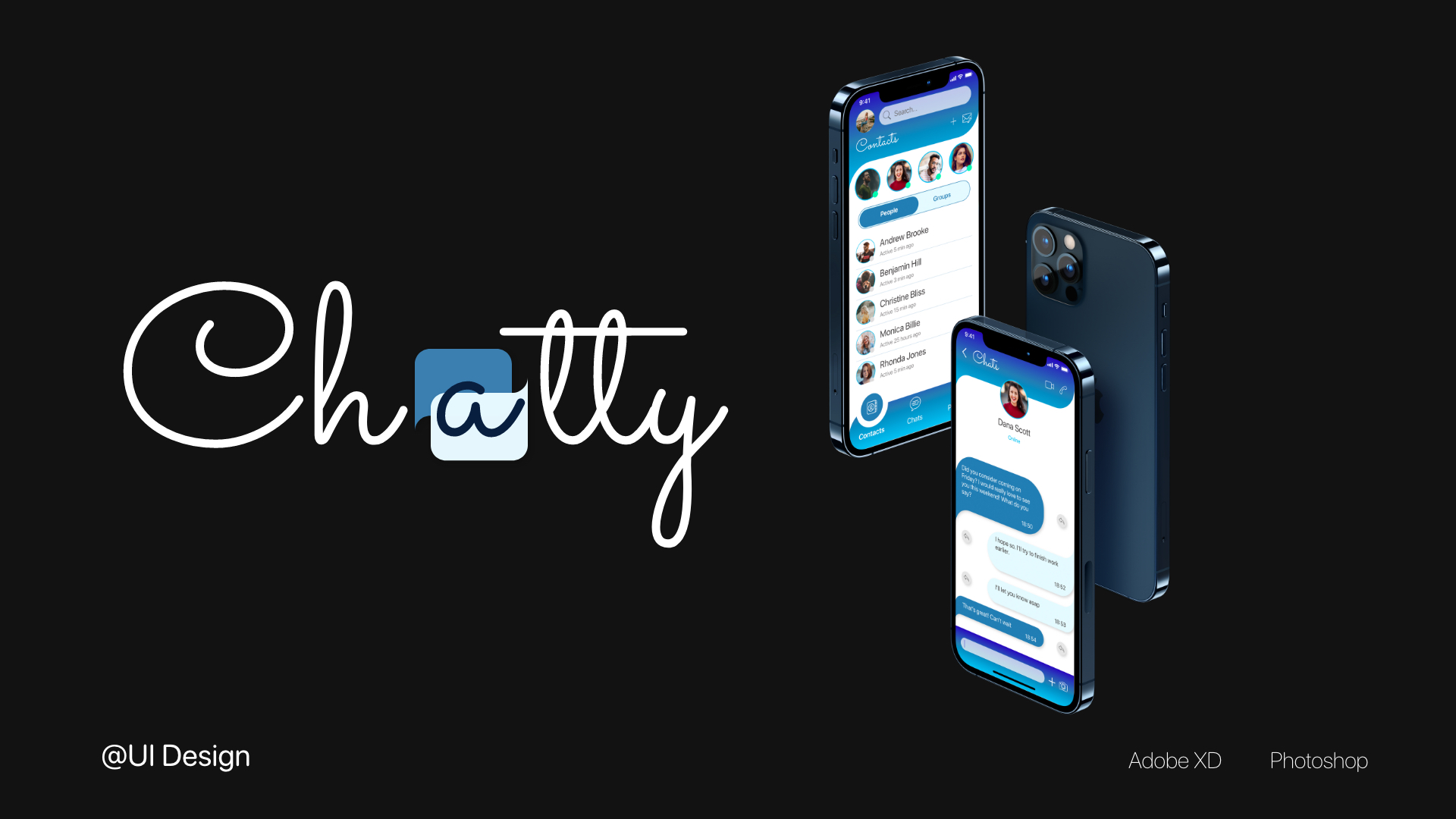 Chatty - Logo & Screens