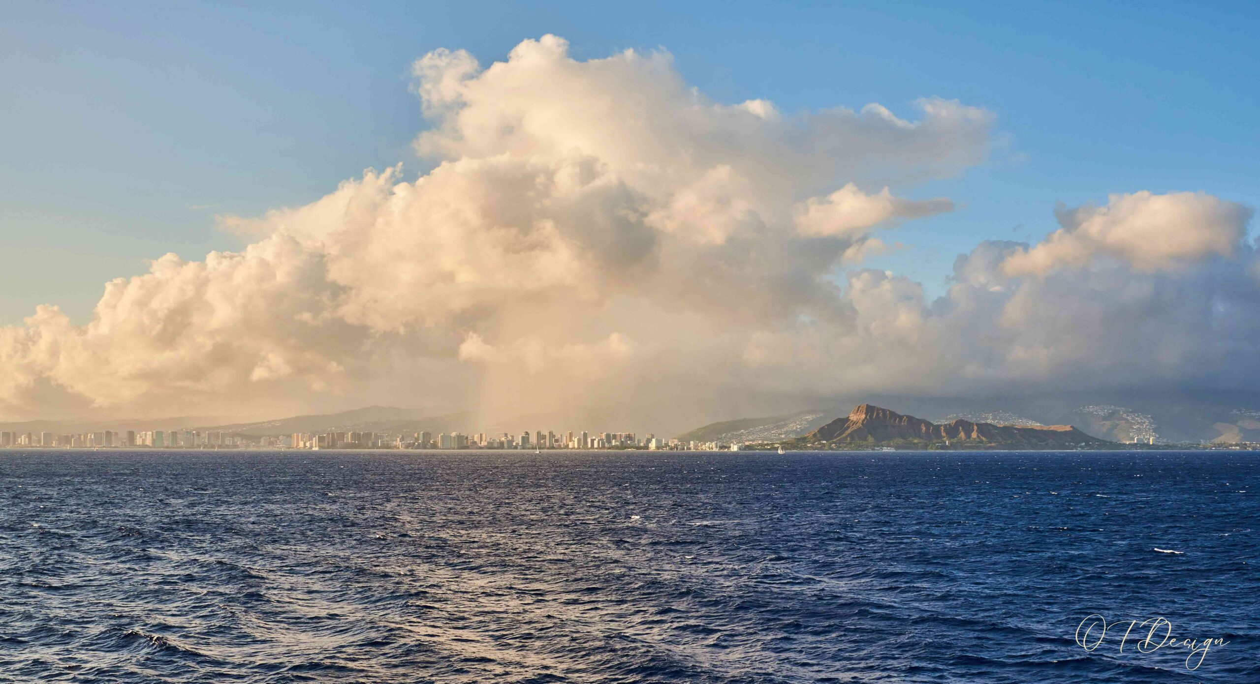 Panoramic view of Honolulu, Hawaii