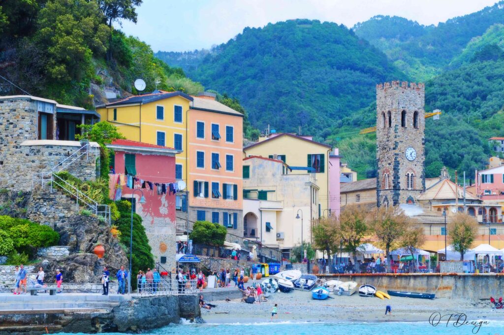Town view of Monterosso in Cinque Terre, Italy